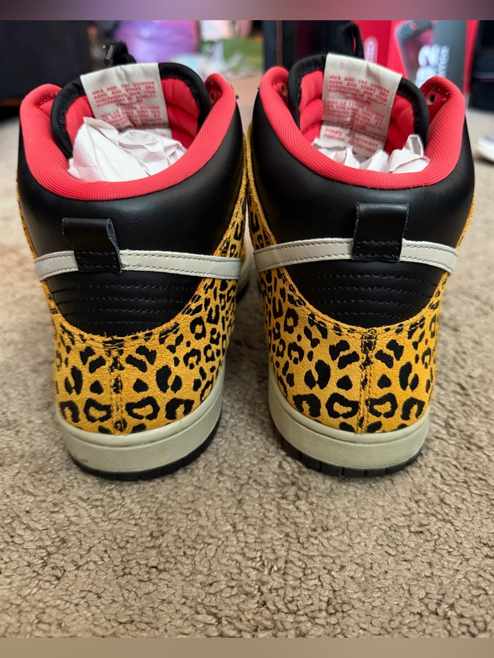 Nike Dunk High Skinny - Leopard W10 - Picture 4 of 6